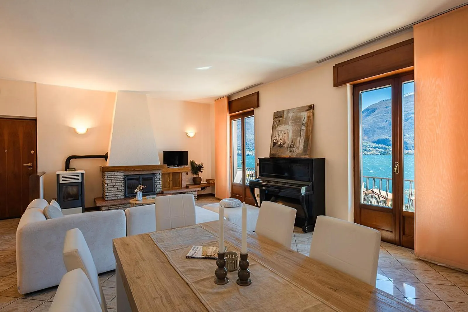 Appartamento Bellavista - Lake Como View - Near The Beach 크레미아 아파트
